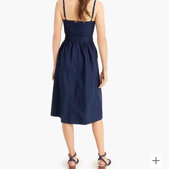 JCrew button-front sundress in cotton poplin - Picture 9 of 10